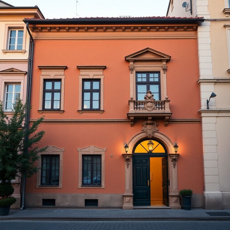 Exteriér historické budovy s terracottovou fasádou na Nádražní ulici v Ostravě
